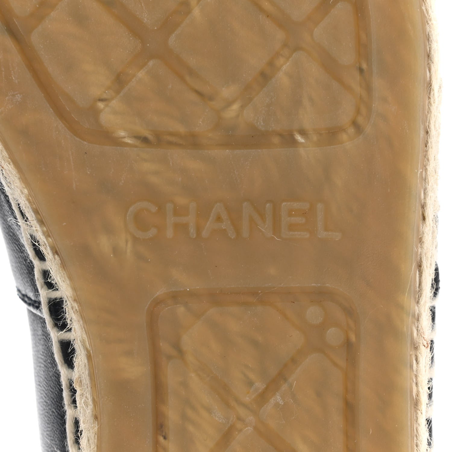 Chanel Lambskin CC Espadrilles 39 Black 7 of 11