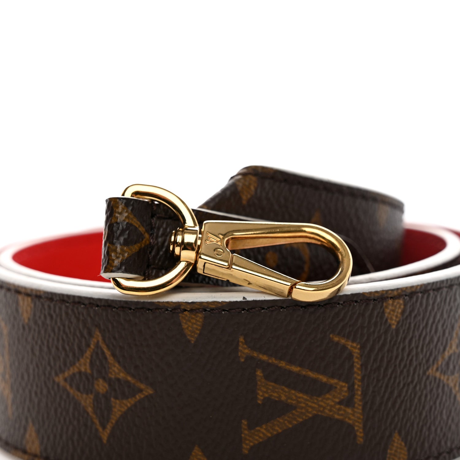 Louis Vuitton Monogram Bandouliere Shoulder Strap Red 12 of 14