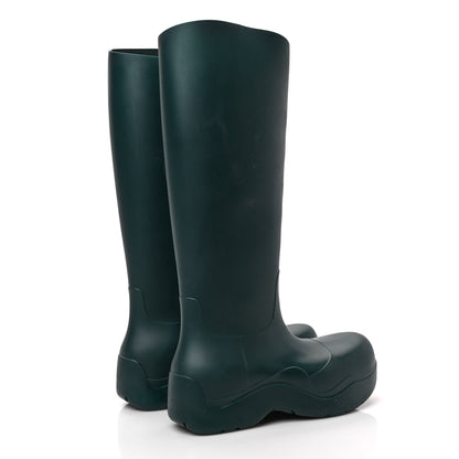Bottega Veneta Rubber Puddle Knee Boots 41 Mallard 4 of 7