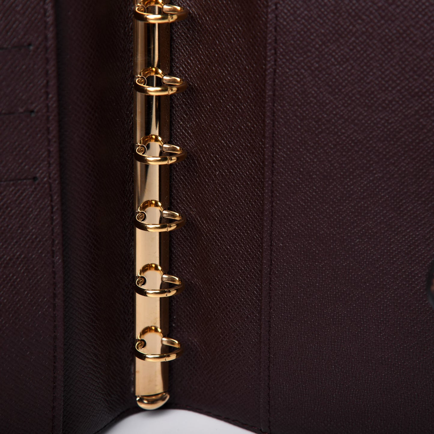 Damier Ebene Small Ring Agenda Cover