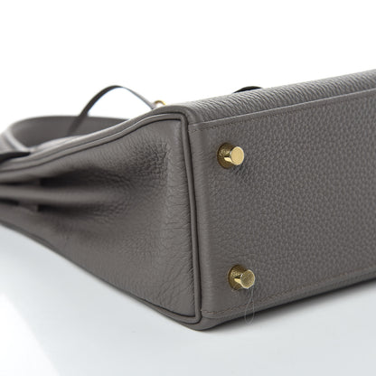 Hermes Togo Kelly Retourne 25 Etain 28 of 32