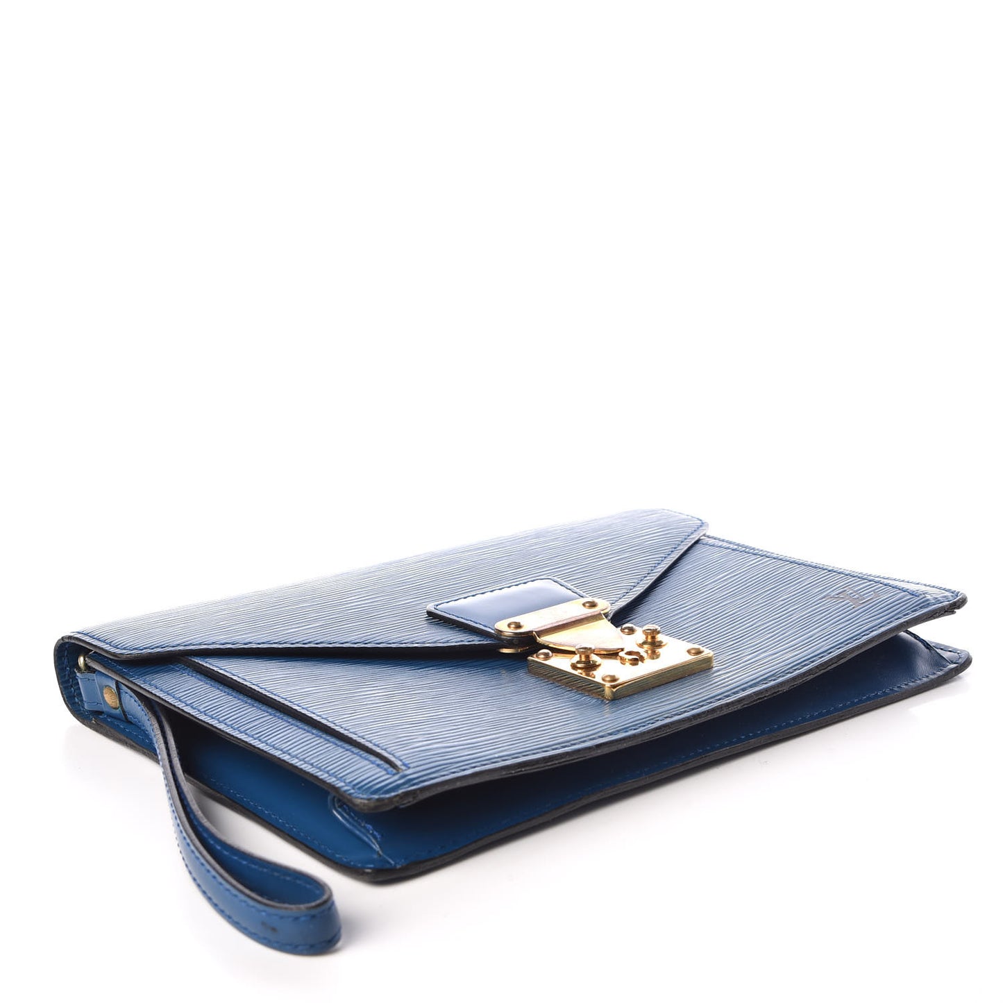 Epi Pochette Sellier Dragonne Clutch Toledo