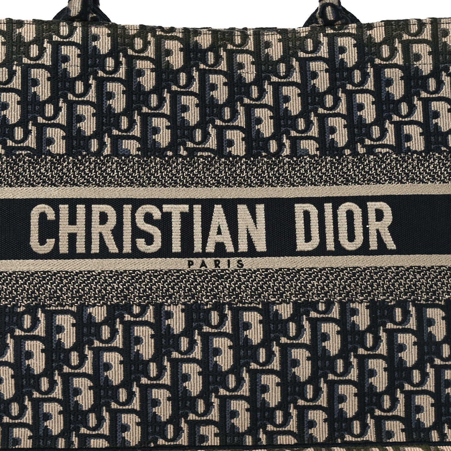 Christian Dior Oblique Medium Book Tote Blue Multicolor 8 of 10