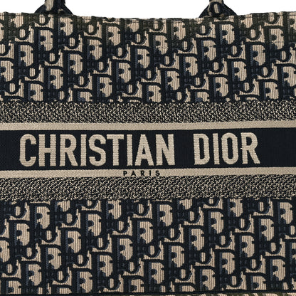 Christian Dior Oblique Medium Book Tote Blue Multicolor 8 of 10