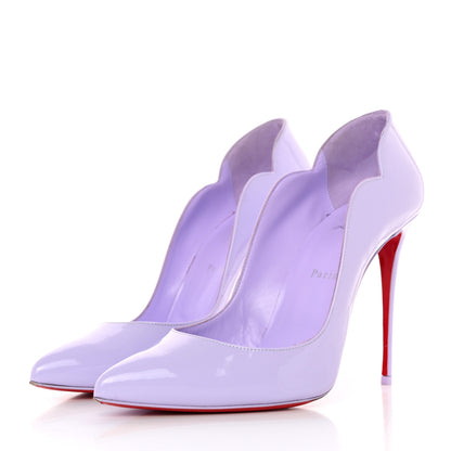 Christian Louboutin Patent Hot Chick 100 Pumps 41 Lilac Smoke 3 of 14