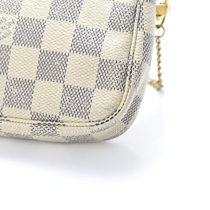 Louis Vuitton Damier Azur Mini Pochette Accessories 11 of 13