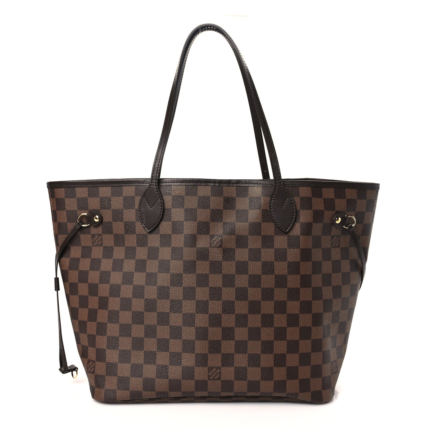Louis Vuitton Damier Ebene Neo Neverfull MM Rose Ballerine 2 of 8