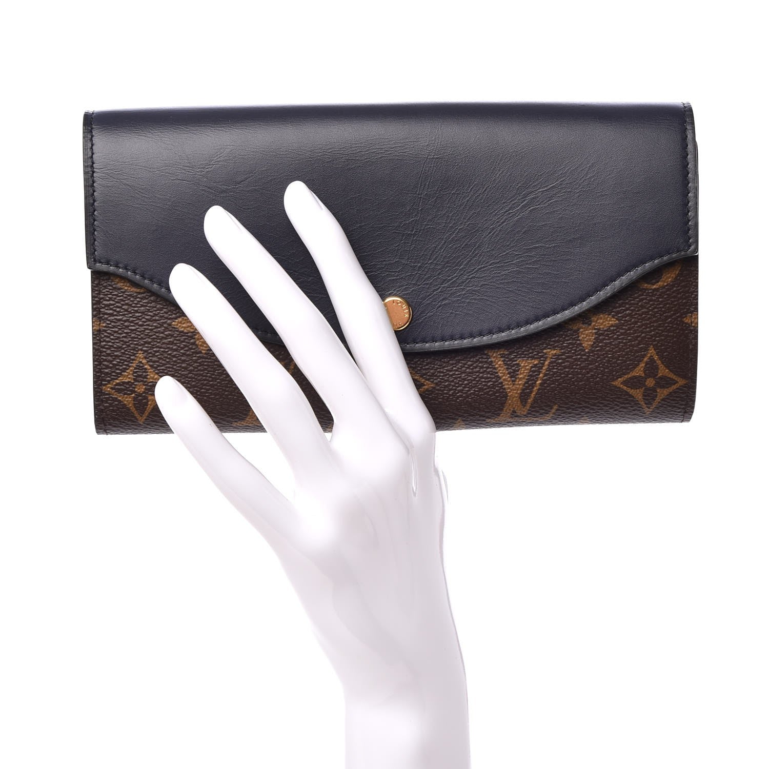 Louis Vuitton Monogram Sarah Tuileries Wallet Marine 2 of 6