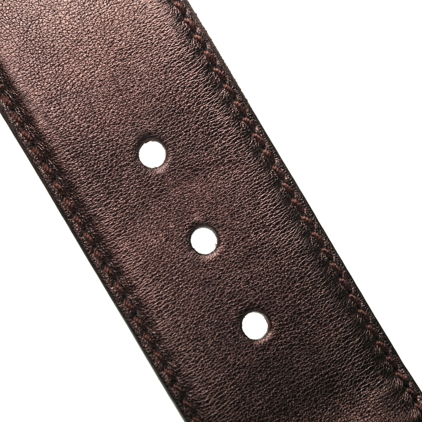 Guccissima Wide Belt 80 32 Dark Brown