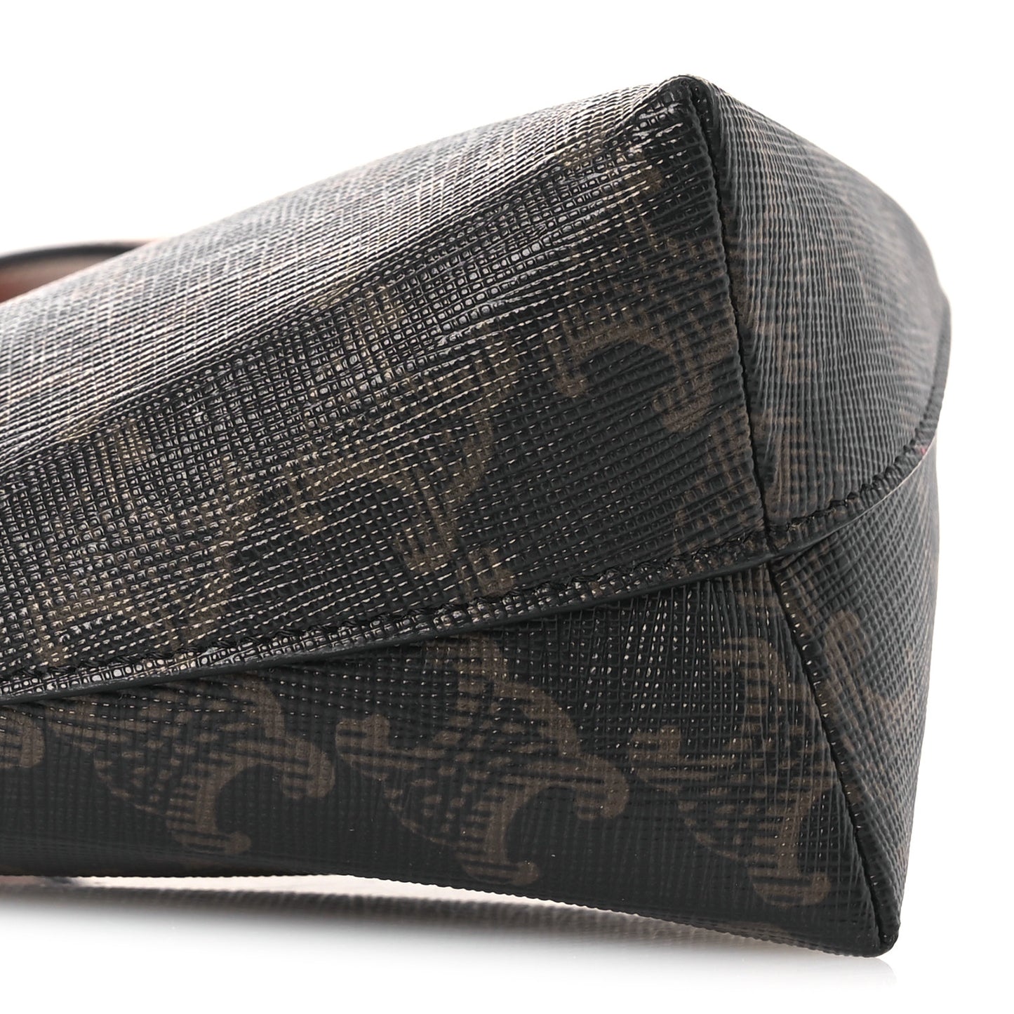 Triomphe Canvas Calfskin Teen Couer Heart Bag Tan