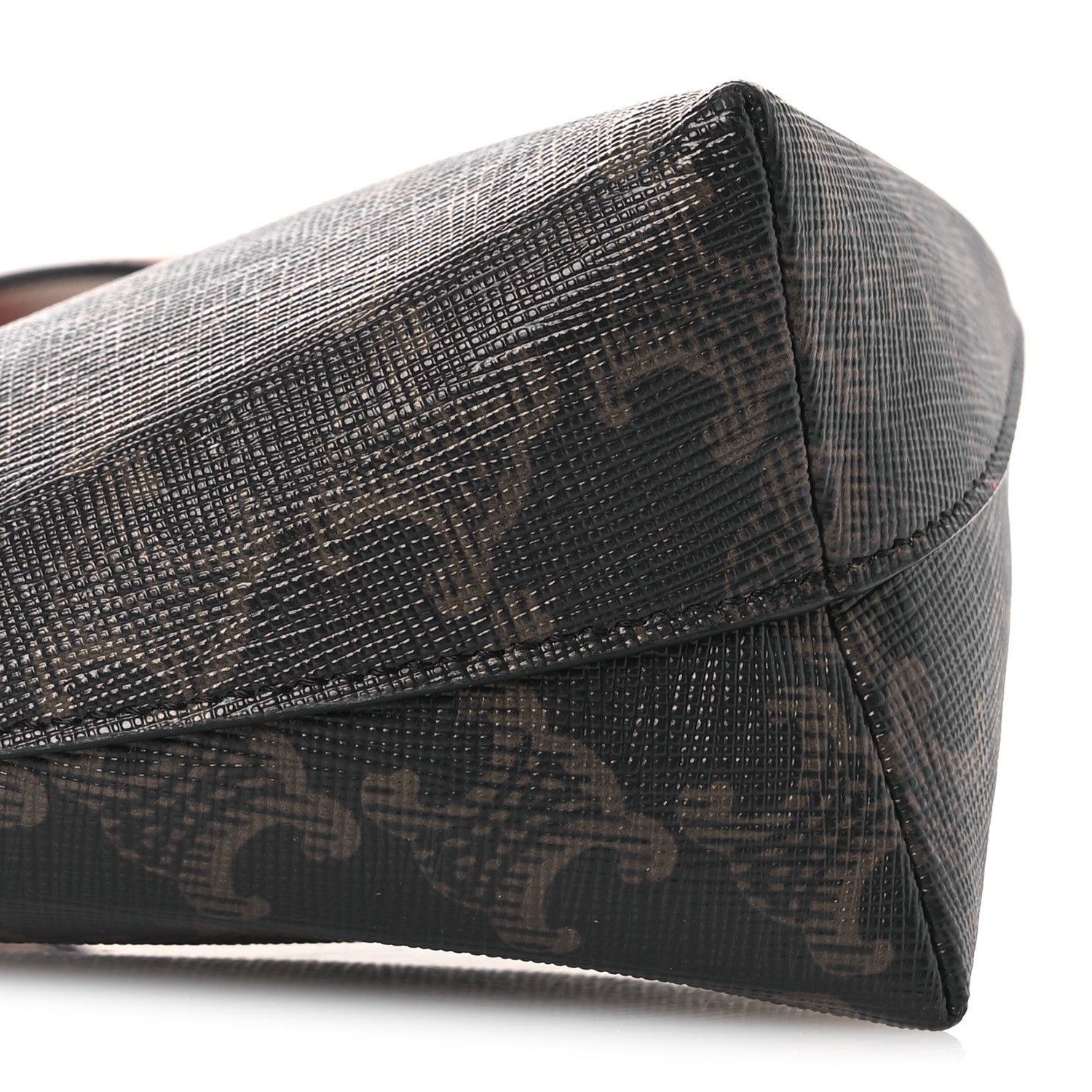 Celine Triomphe Canvas Calfskin Teen Couer Heart Bag Tan 9 of 11