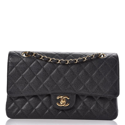 Chanel Caviar Quilted Medium Double Flap Black 1 of 16