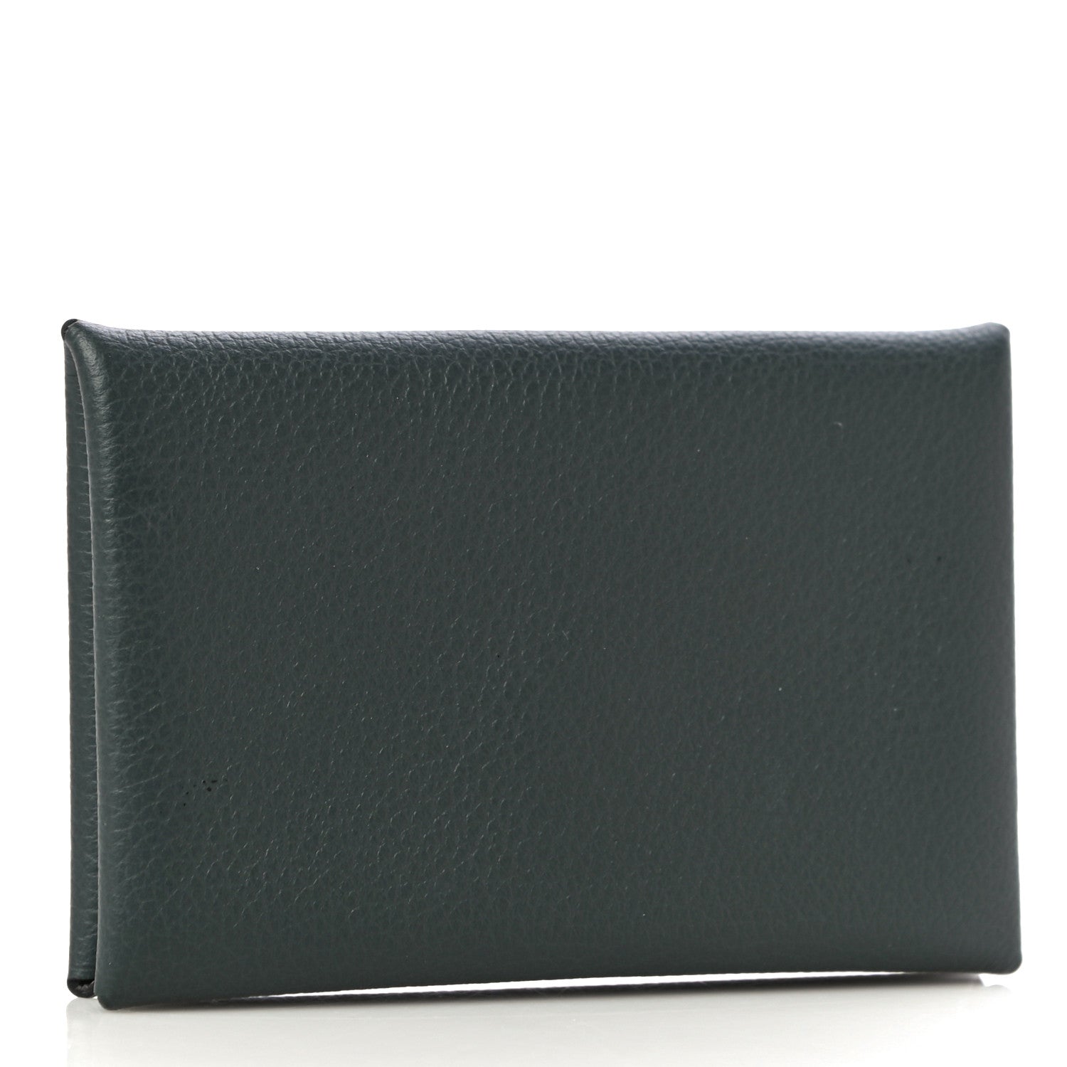 Hermes Evercolor Calvi Verso Card Case Bleu Orage Etain 3 of 9