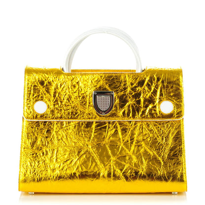 Christian Dior Metallic Calfskin Medium Diorever Flap Gold 1 of 6