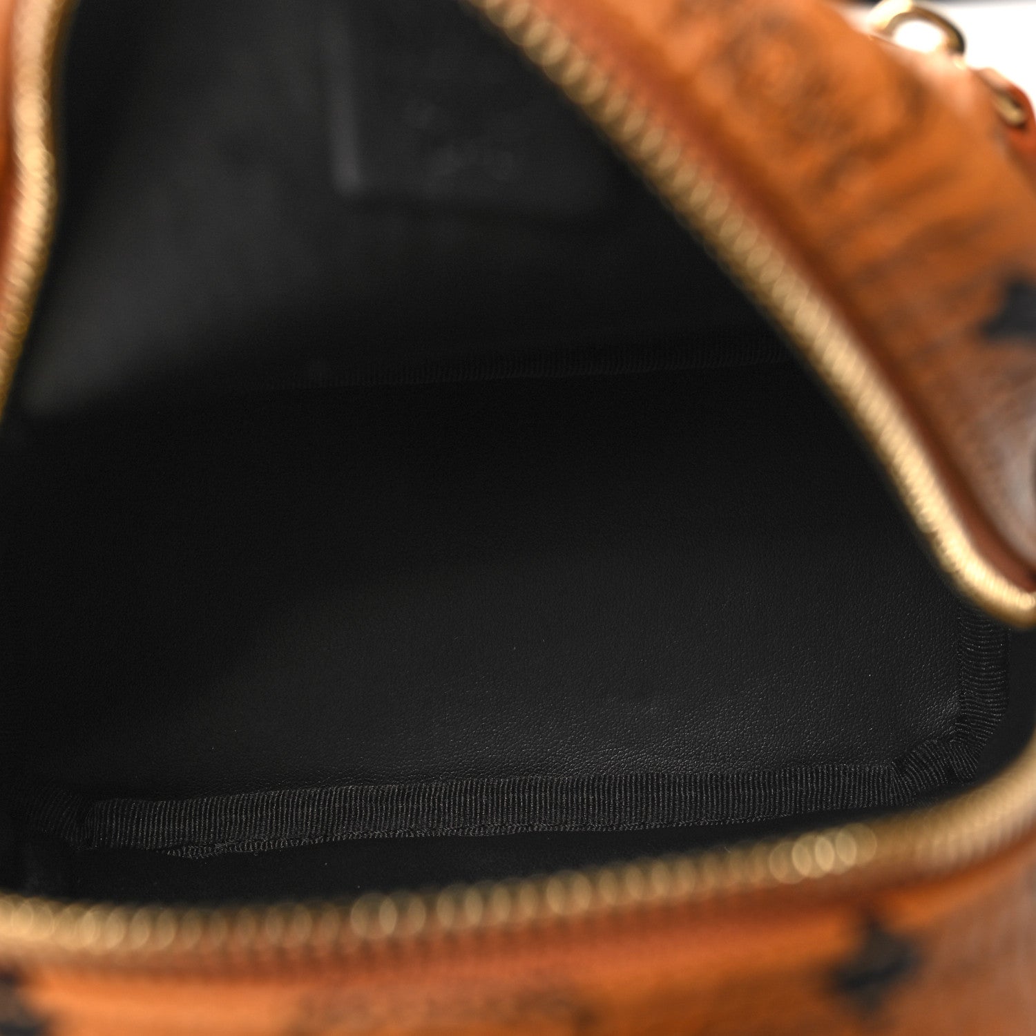 MCM Visetos Side Stud X-Mini Stark Backpack Cognac 5 of 9