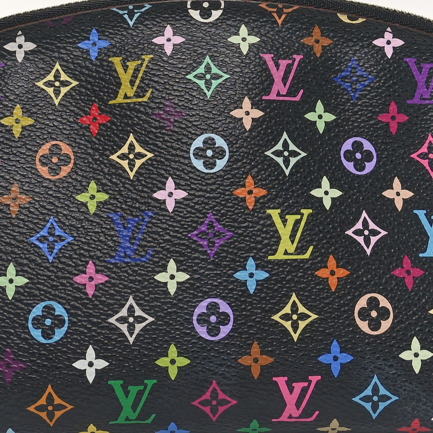 Monogram Multicolor Cosmetic Pouch Black Grenade