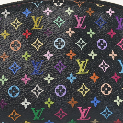 Louis Vuitton Monogram Multicolor Cosmetic Pouch Black Grenade 7 of 9