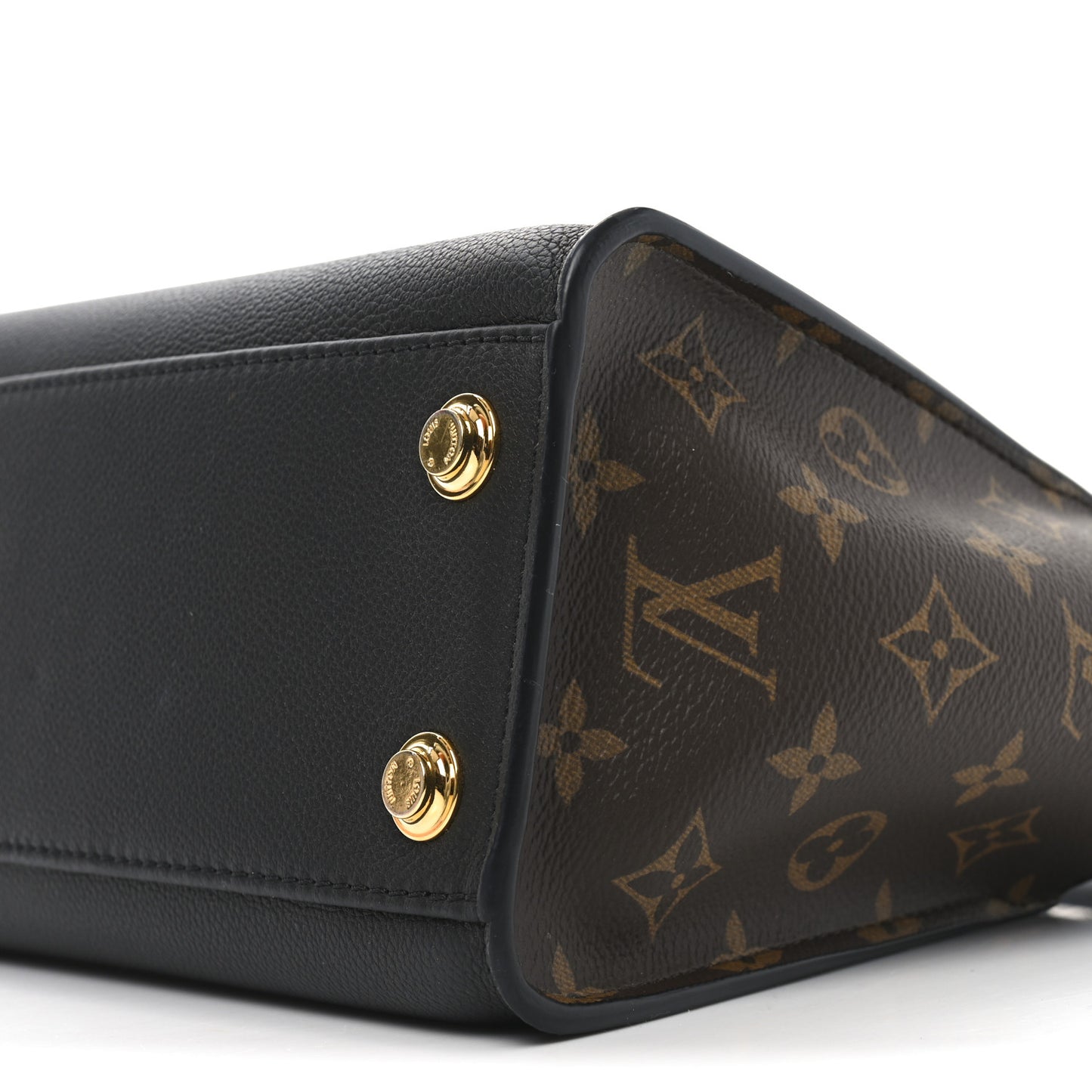 Calfskin Monogram On My Side PM Black