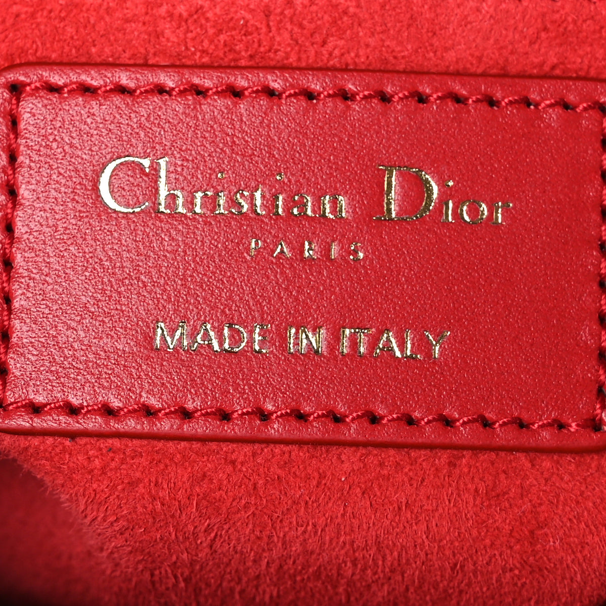 Christian Dior Lambskin Cannage Dioramour Small My ABCDior Lady Dior Spicy Red 6 of 10