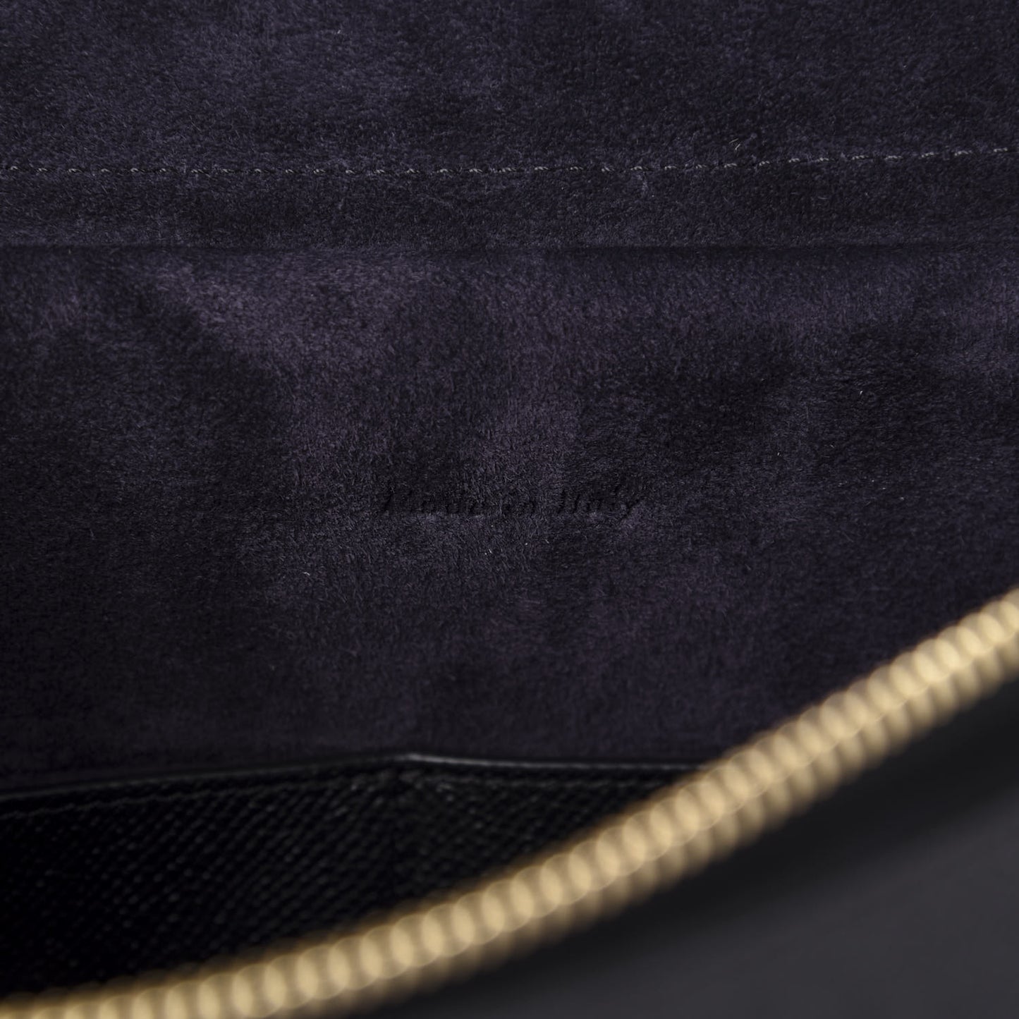 Grained Calfskin Small Belt Bag Black