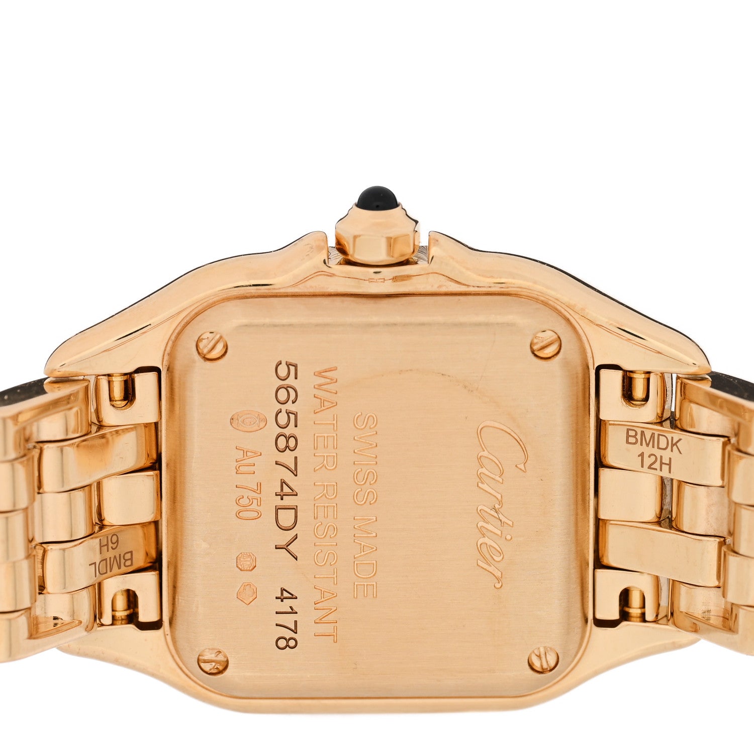 Cartier 18K Yellow Gold 22mm Panthere Quartz Watch 4 of 5
