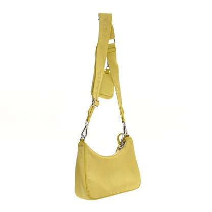 Prada Nylon Saffiano Re-Edition 2005 Shoulder Bag Ananas 3 of 13