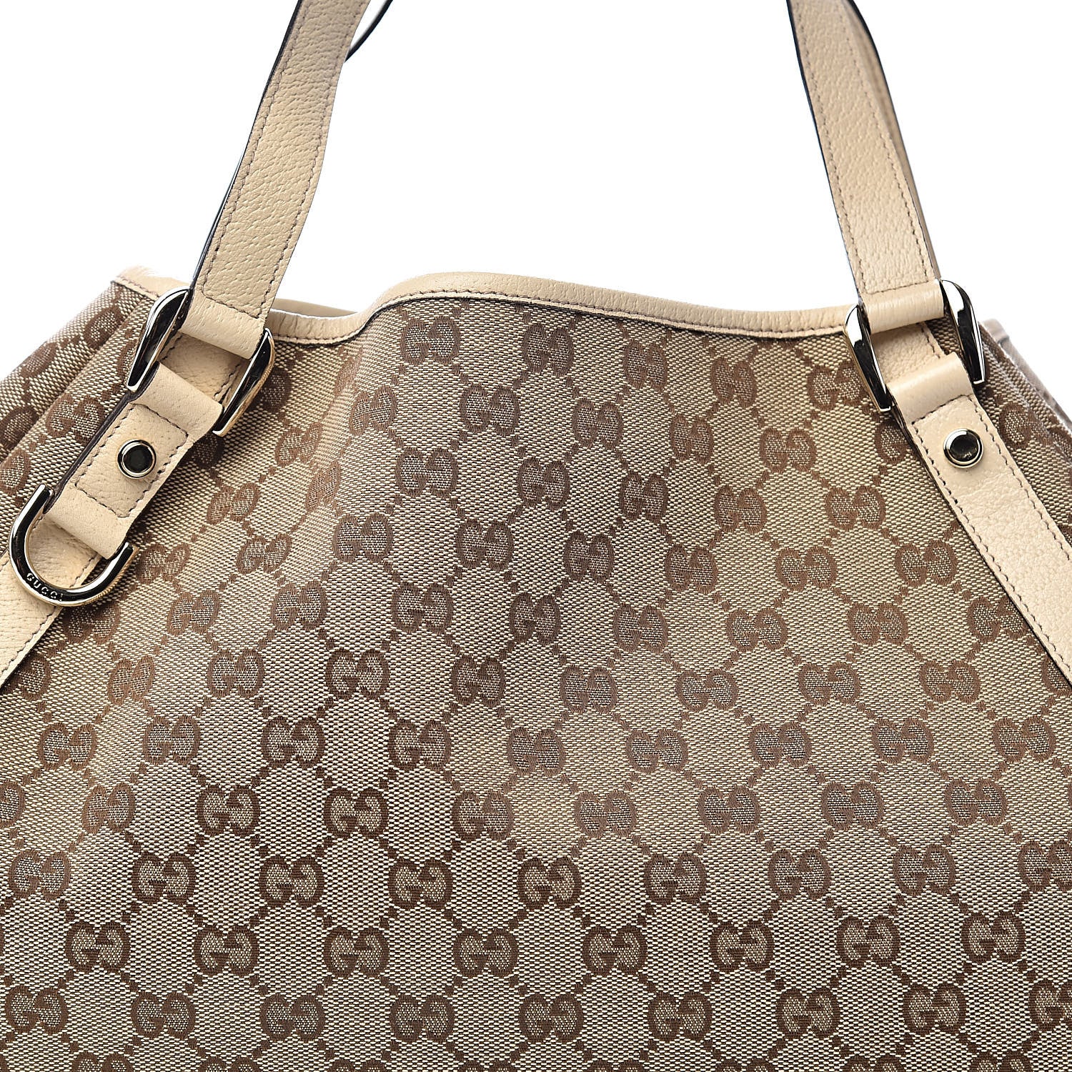 Gucci Monogram Medium Abbey Shoulder Bag Off White 10 of 10