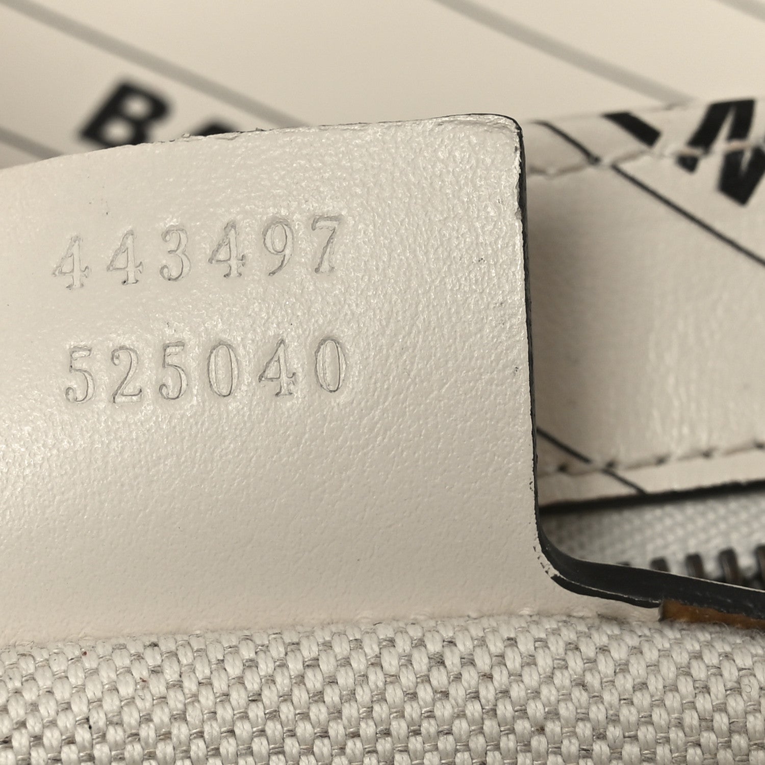 Gucci X BALENCIAGA Calfskin Matelasse Logo Print Small GG Marmont Shoulder Bag White 7 of 10