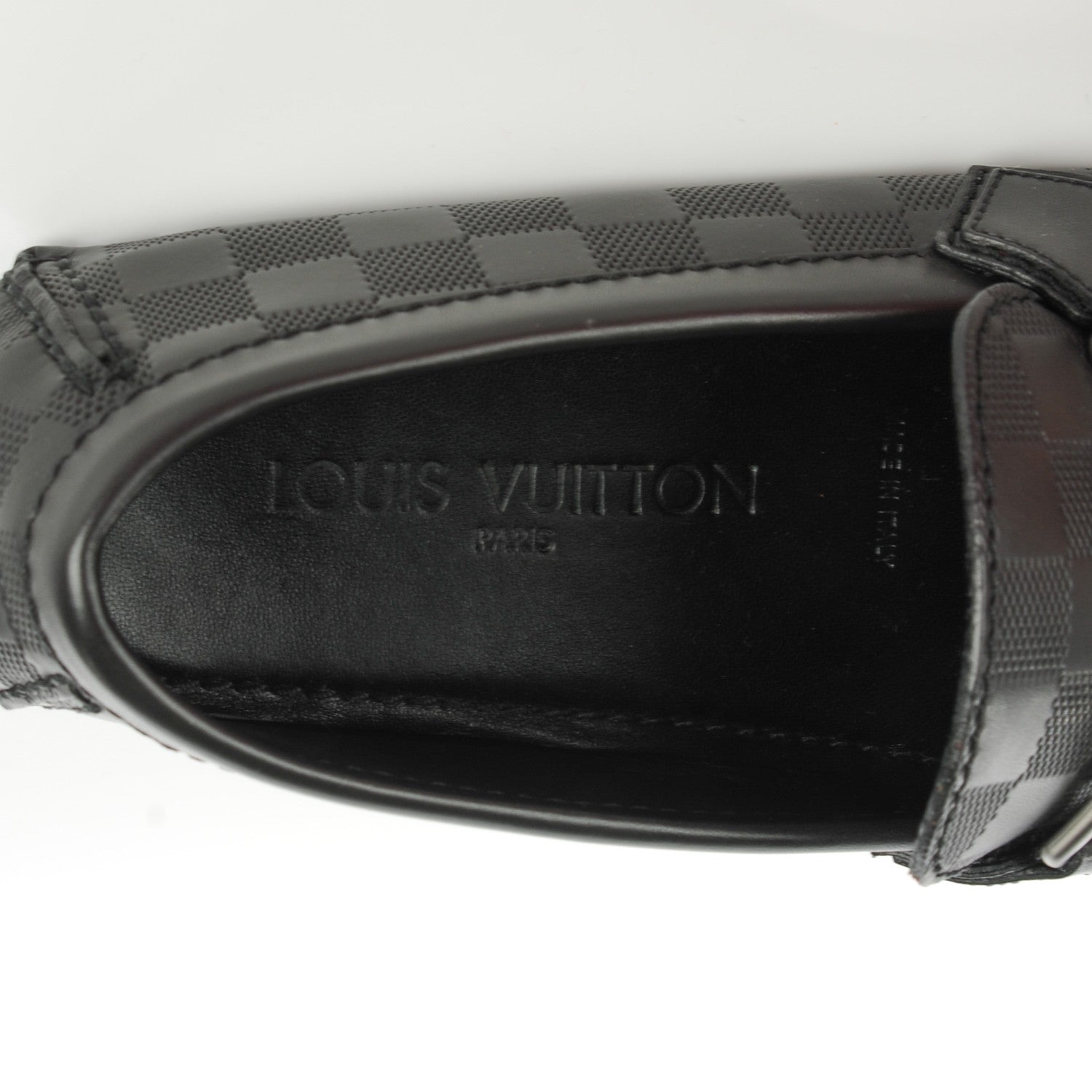 Louis Vuitton Calfskin Hockenheim Moccasin 6 Onyx 7 of 8