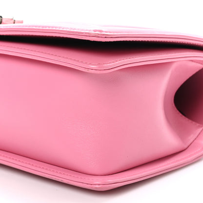 Chanel Lambskin Chevron Quilted Medium Boy Flap Pink 10 of 10