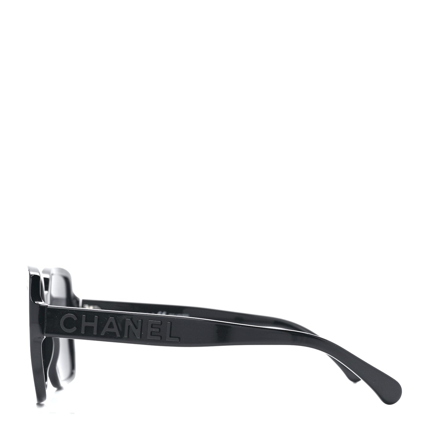 Acetate Polarized Square Sunglasses 5408 Black