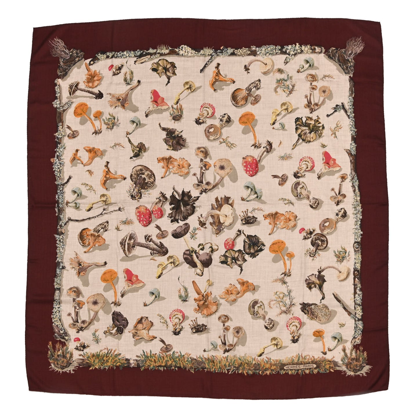 Cashmere Silk Champignons Shawl 140
