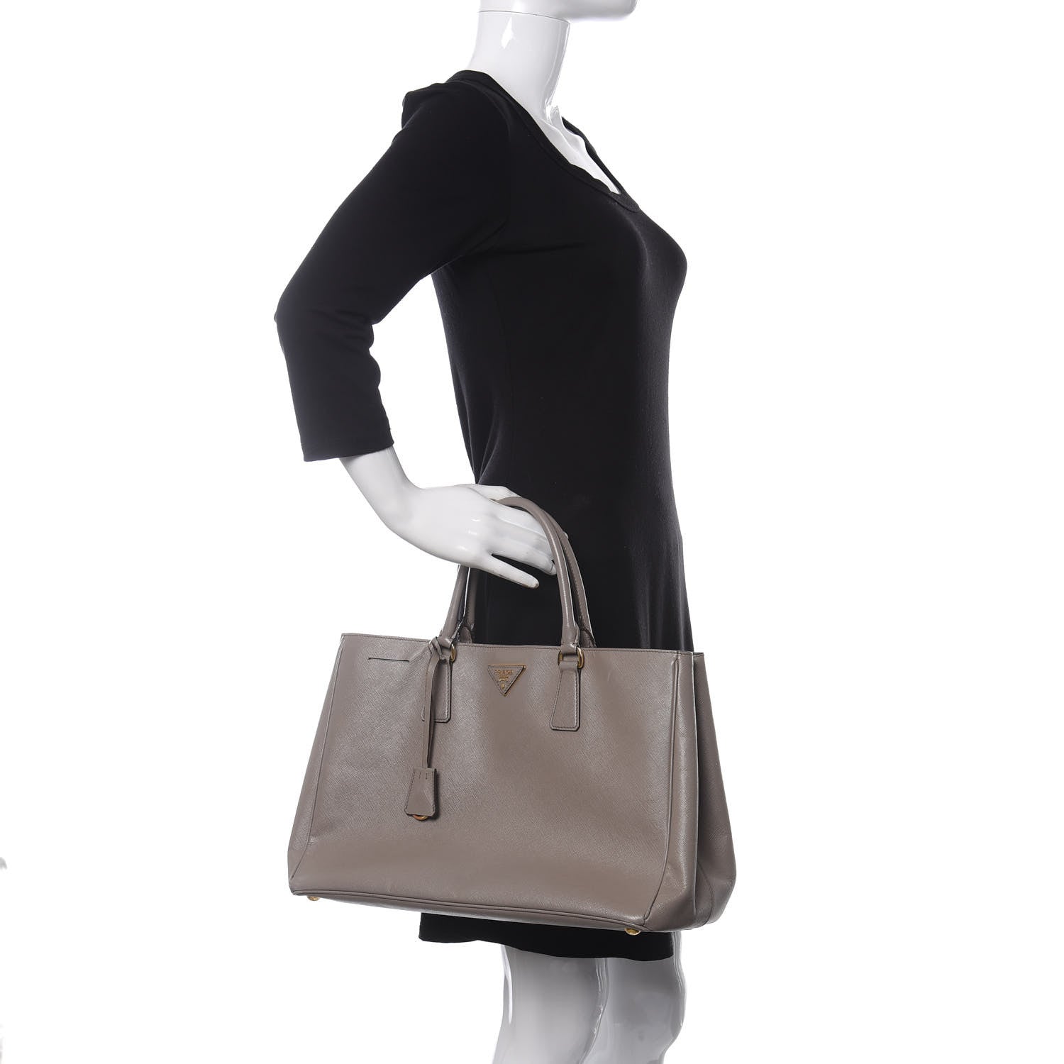 Prada Saffiano Lux Large Tote Pomice 2 of 11