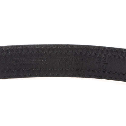Burberry Leather Belt Black Gold 80 32 4 of 5