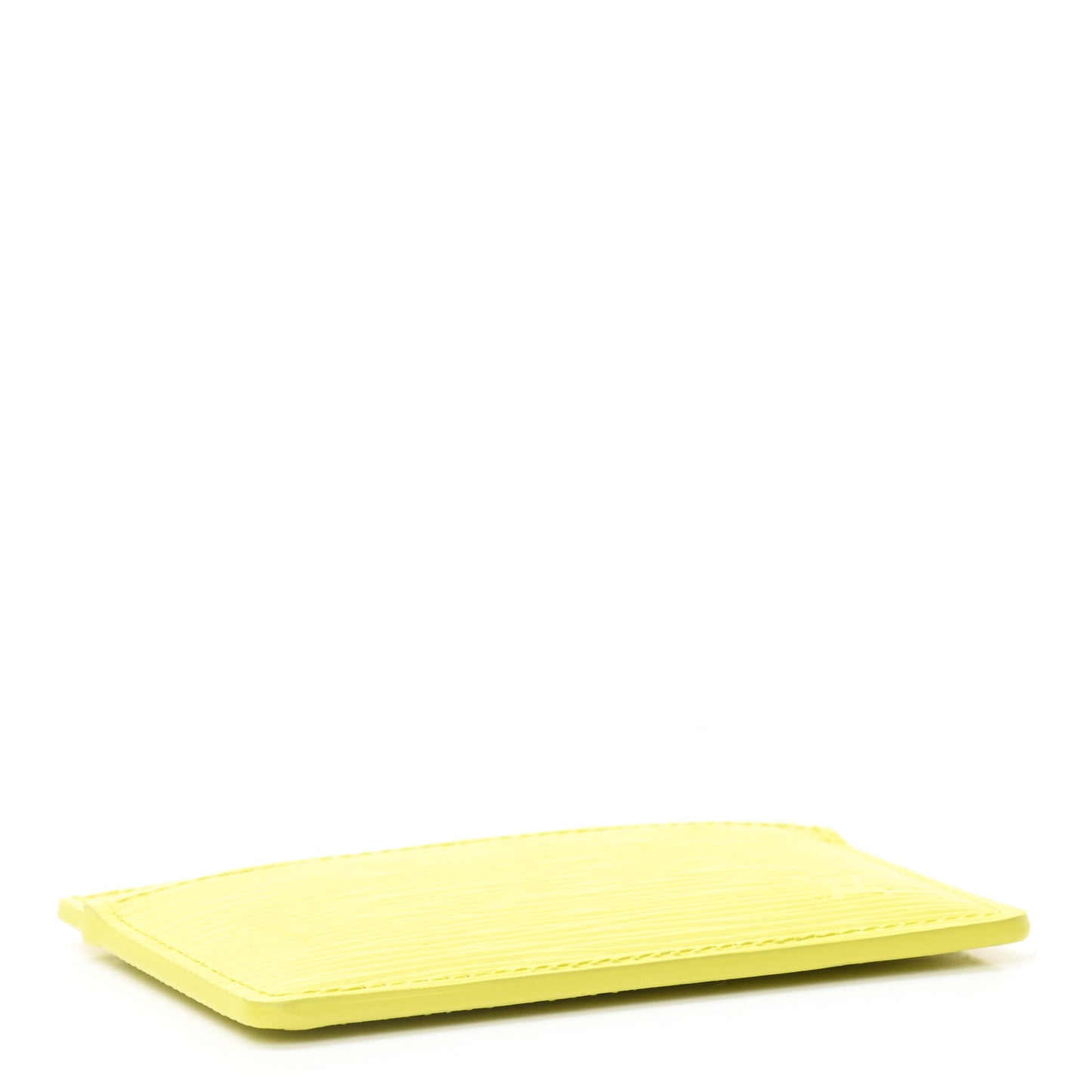 Epi Card Holder Pistache