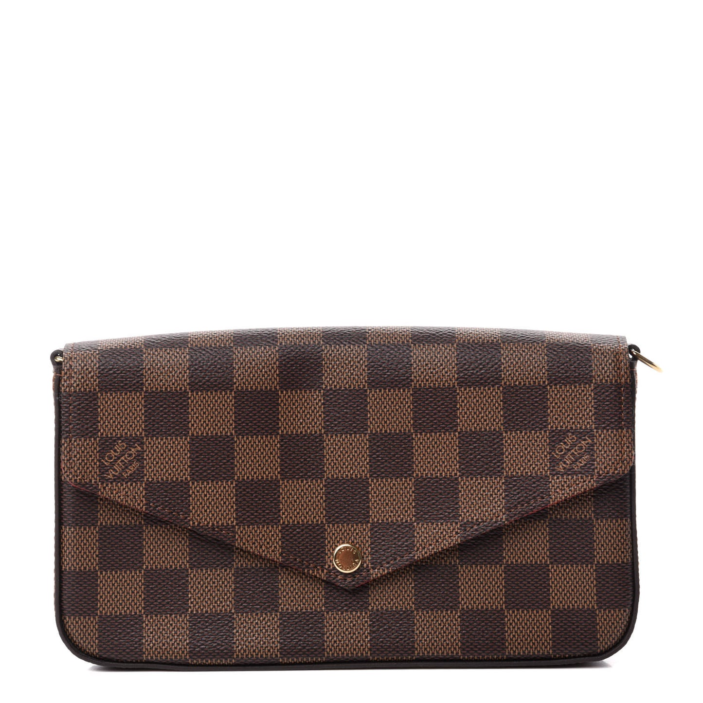 Damier Ebene Pochette Felicie Chain Wallet