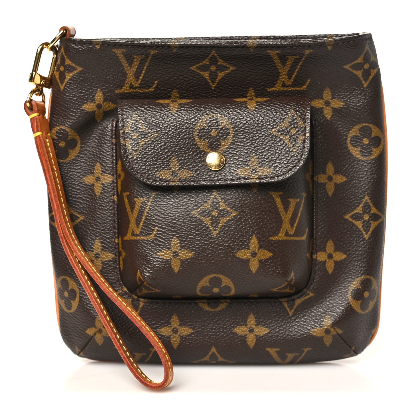 Monogram Partition Wristlet