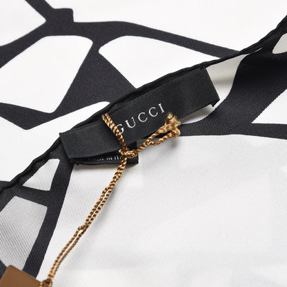 Gucci Silk Lucy Scarf Black 4 of 4