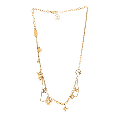 Louis Vuitton Metal Blooming Supple Necklace Gold 3 of 5