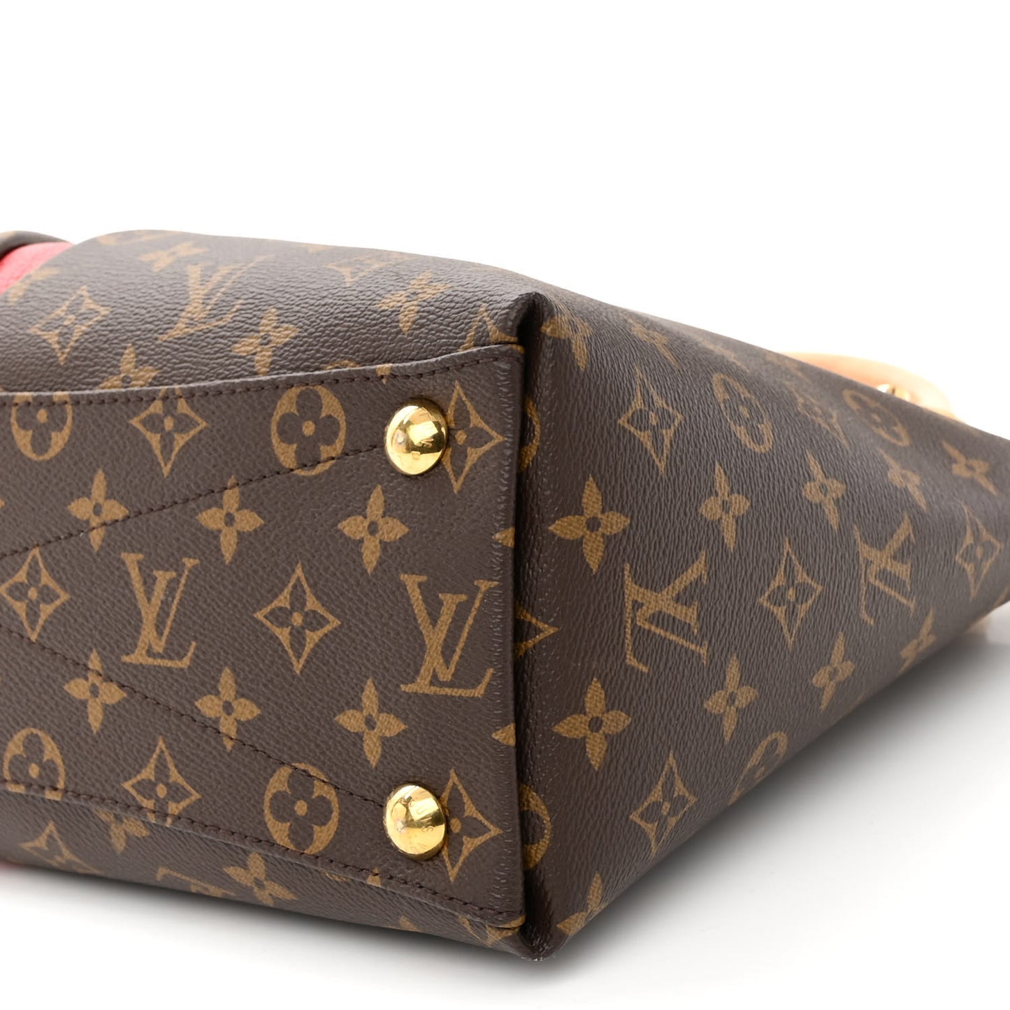 Monogram V Tote MM Cherry