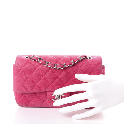 Chanel Iridescent Caviar Quilted Mini Rectangular Flap Pink 3 of 17