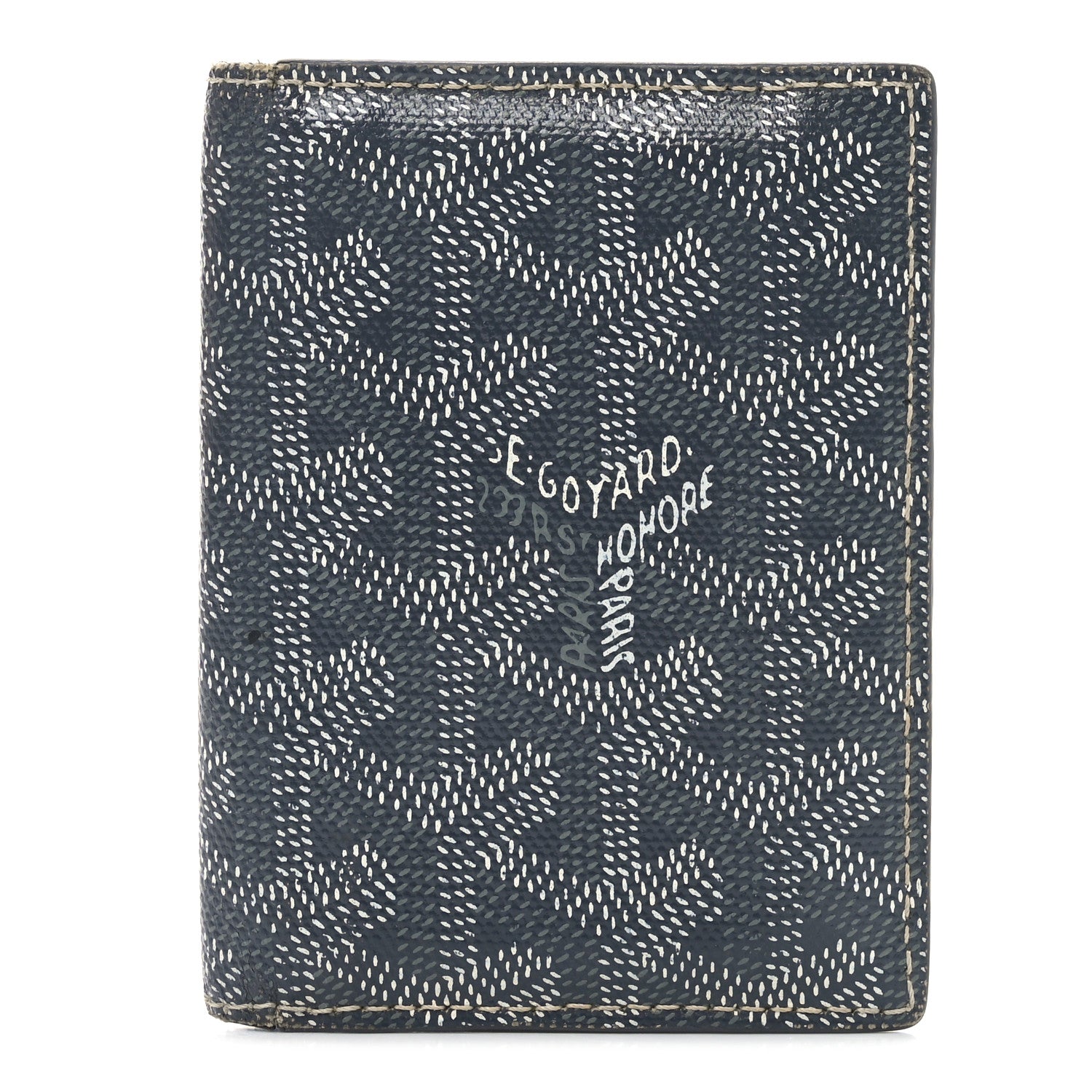 Goyard Goyardine Saint Marc Folding Card Case Grey 1 of 8