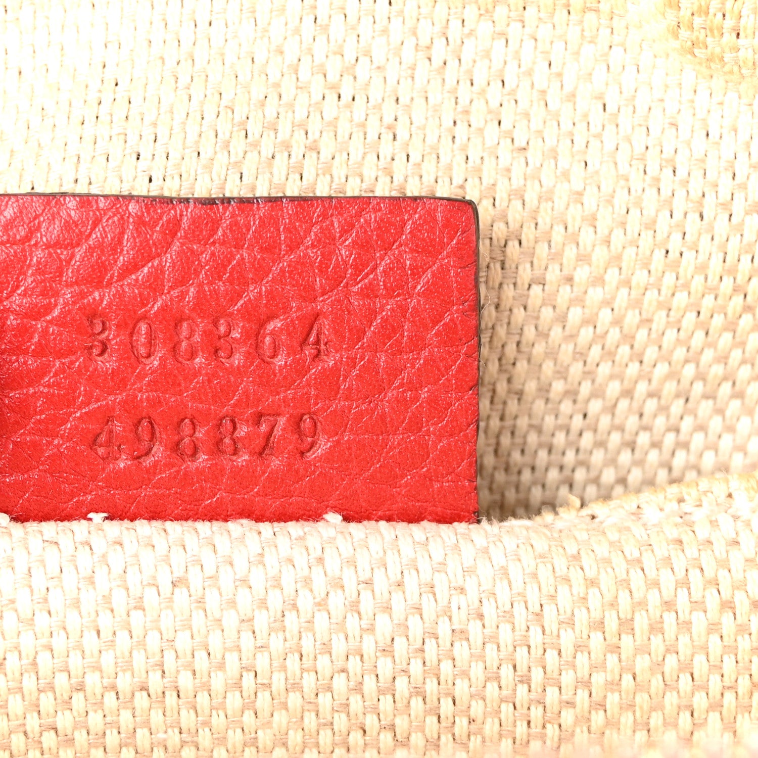 Gucci Pebbled Calfskin Small Soho Disco Bag Tabasco Red 7 of 10