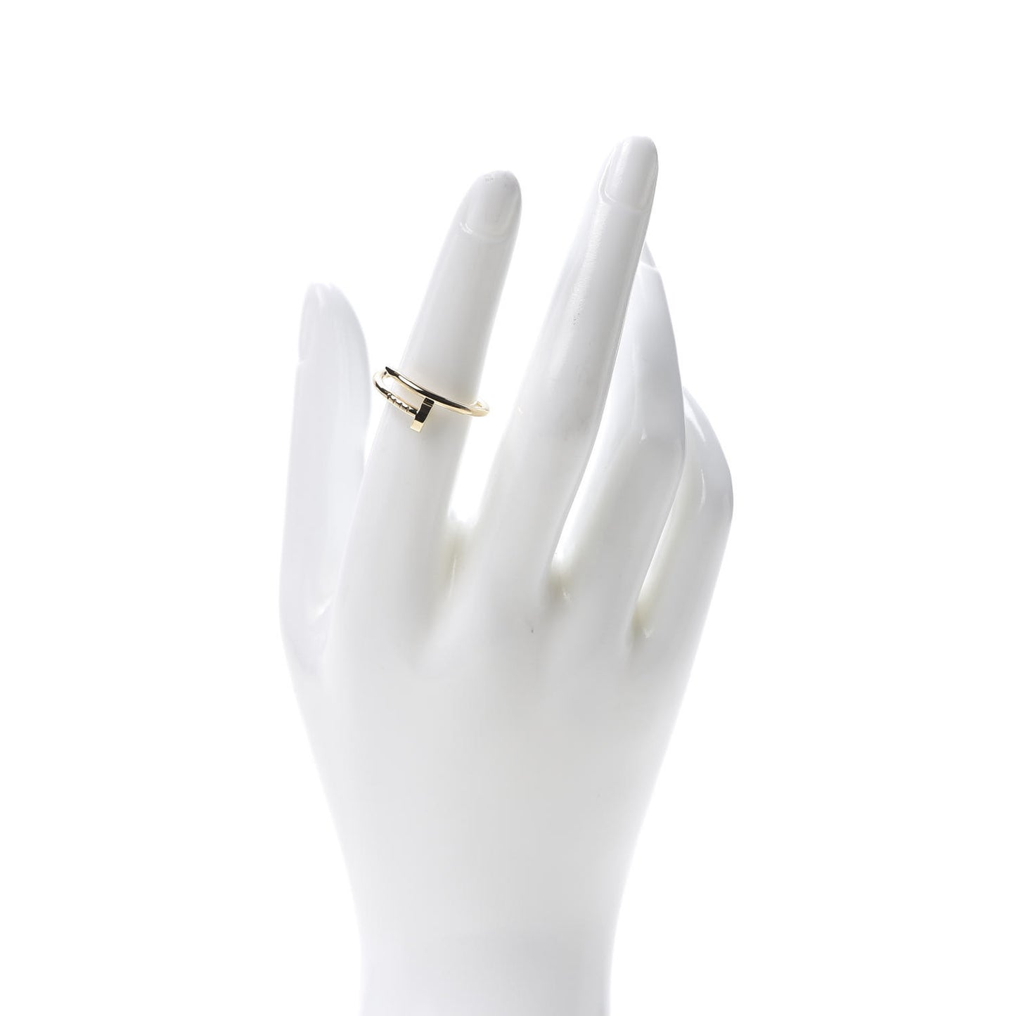 18K Yellow Gold Small Juste Un Clou Ring 54 6.75
