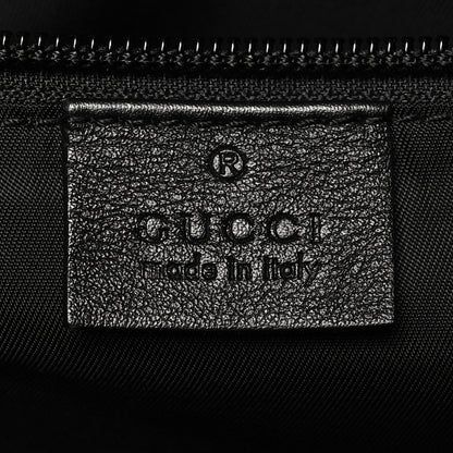 Gucci Coated Canvas Interlocking G Duffle Bag Black 5 of 11