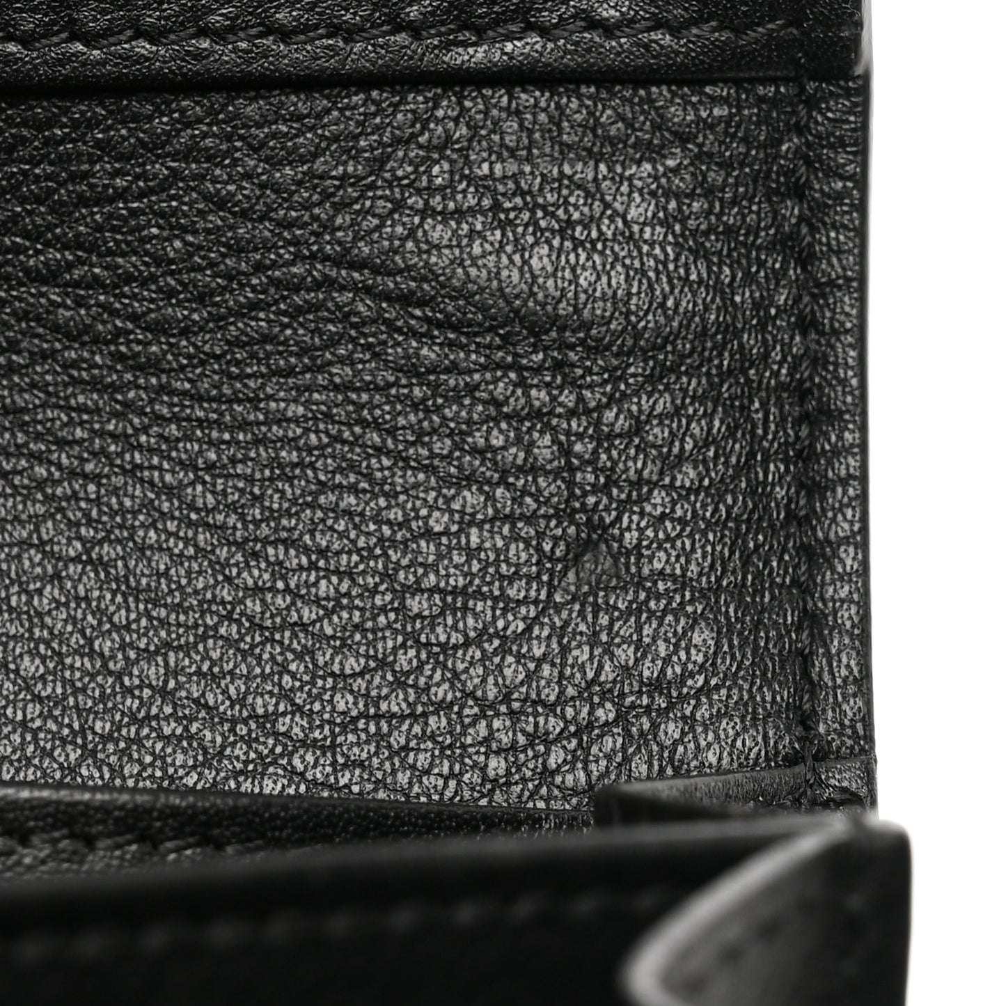Calfskin House Check Porter Continental Wallet Black