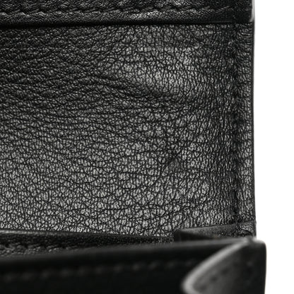Burberry Calfskin House Check Porter Continental Wallet Black 8 of 8