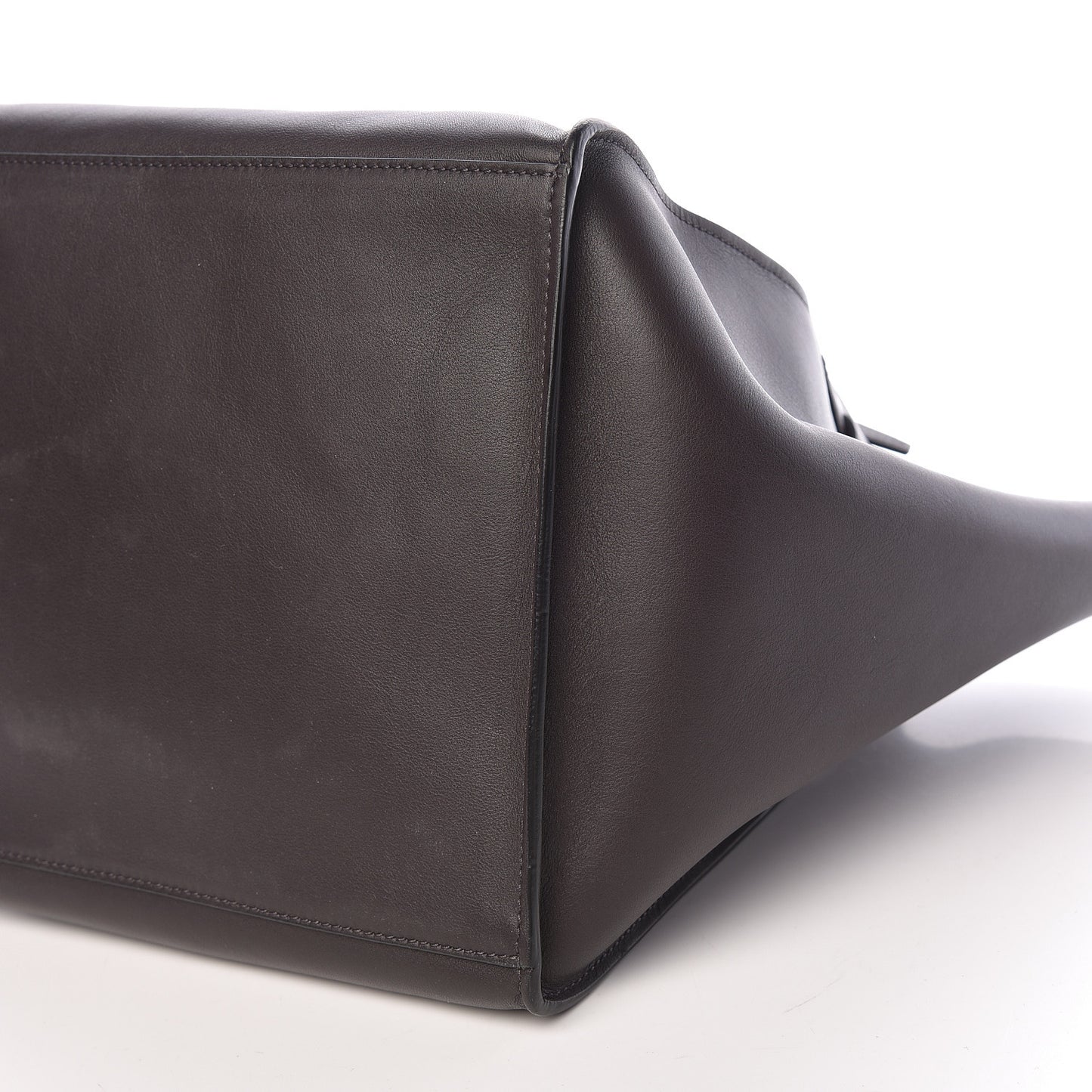 Smooth Calfskin Small Big Bag Liquorice
