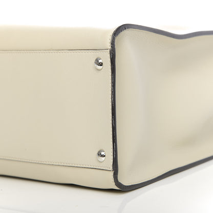 Fendi Vitello Seta Century Large Peekaboo X-Lite Latte Balena 9 of 10