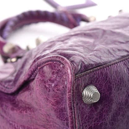 Balenciaga Agneau Giant 21 Silver Hardware Part Time Raisin 10 of 11